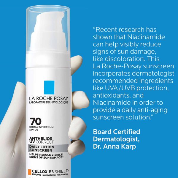 Anthelios UV Correct Face Sunscreen SPF 70 With Niacinamide - Image 7