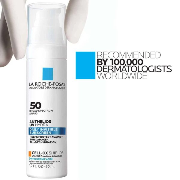 Anthelios UV Hydra Hydrating Face Sunscreen SPF 50 With Hyaluronic Acid - Image 9