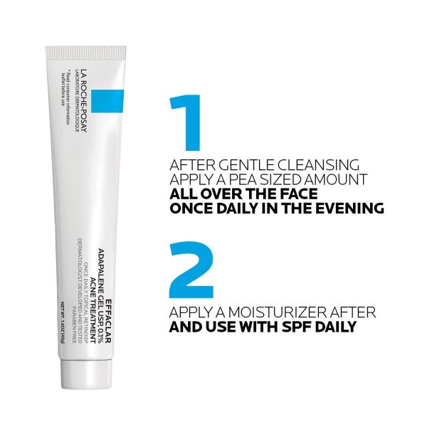 Effaclar Adapalene Gel 0.1% Topical Retinoid For Acne - Image 5