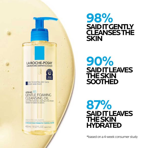 Lipikar AP+ Gentle Foaming Cleansing Oil - Image 4