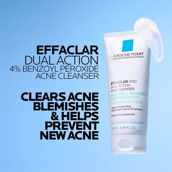 Effaclar Dual Action Acne Face Wash With 4% Benzoyl Peroxide - Image 4