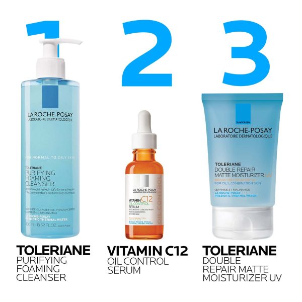 Toleriane Double Repair Matte Face Moisturizer SPF 30 for Oily Skin - Image 7