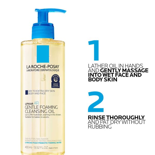 Lipikar AP+ Gentle Foaming Cleansing Oil - Image 10