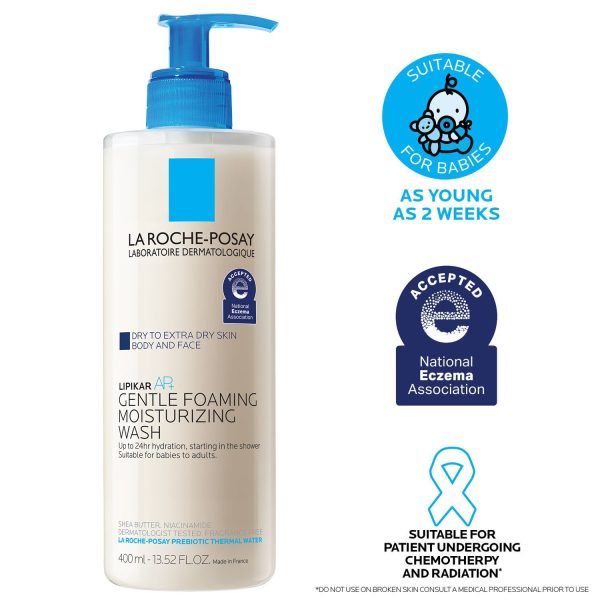 Lipikar Wash AP+ Moisturizing Body & Face Wash - Image 10
