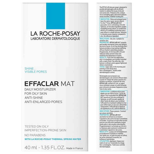 Effaclar Mat Mattifying Face Moisturizer for Oily Skin - Image 3