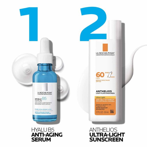 Hyalu B5 Serum & Anthelios Ultra-light Sunscreen SPF 60 - Image 2